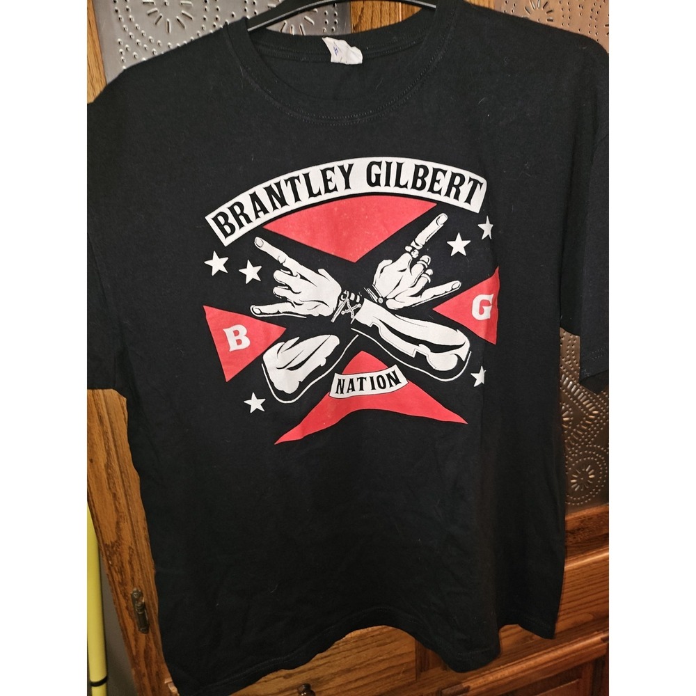 Brantley Gilbert BG Nation Black XL Tshirt Country/Southern Rock Music